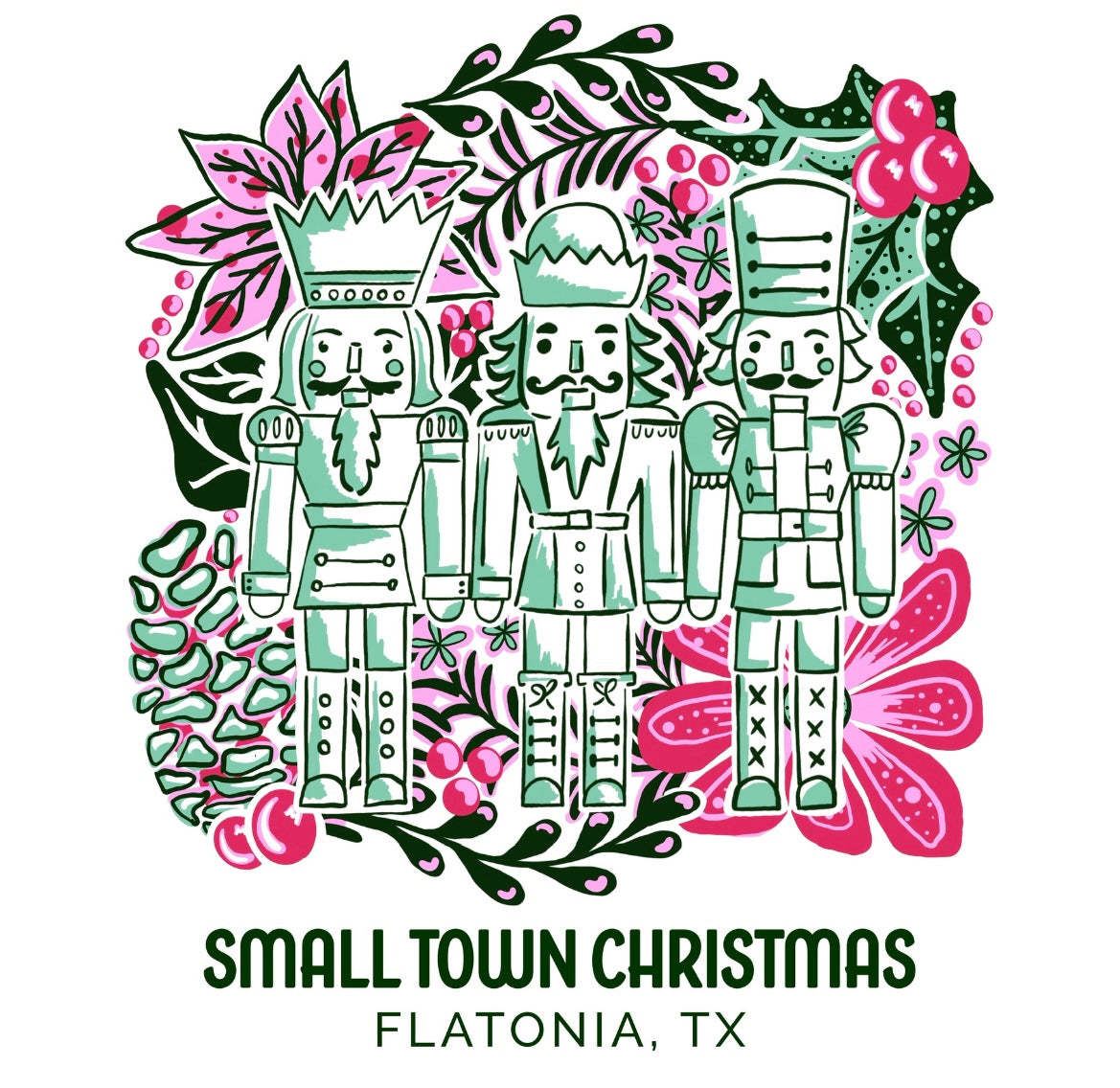 Small Town Christmas - Flatonia Tshirt