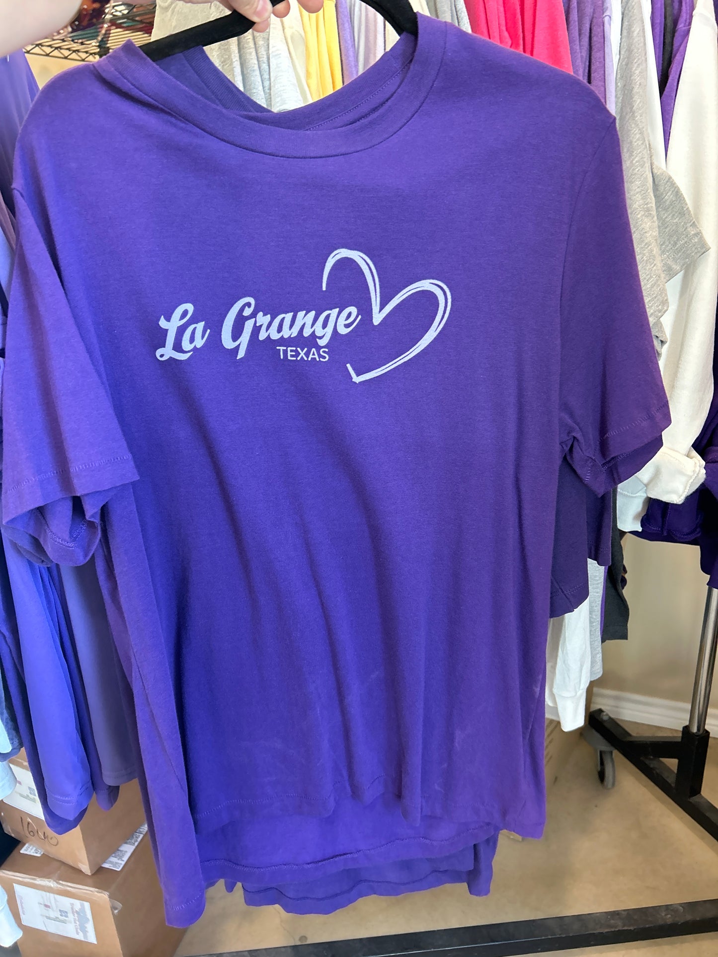 Purple La Grange Texas Tee