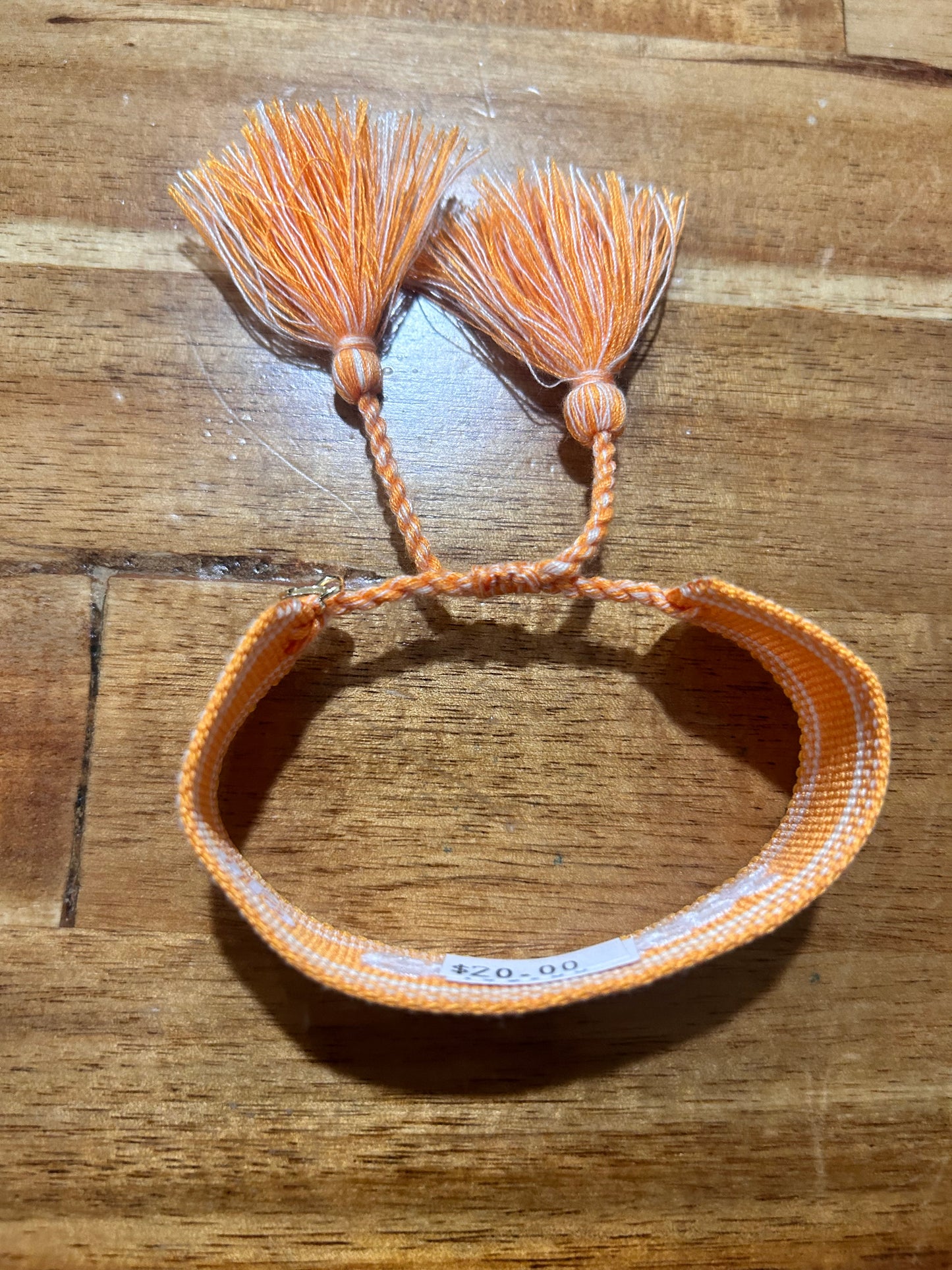 GO TIGERS Embroidered Bracelet