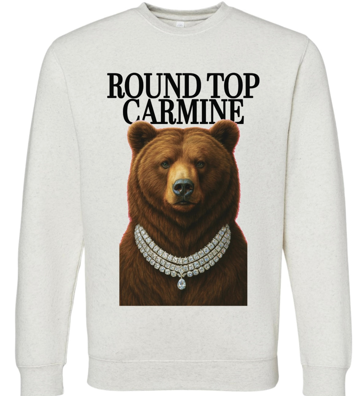 Fancy Round Top Carmine Sweatshirt
