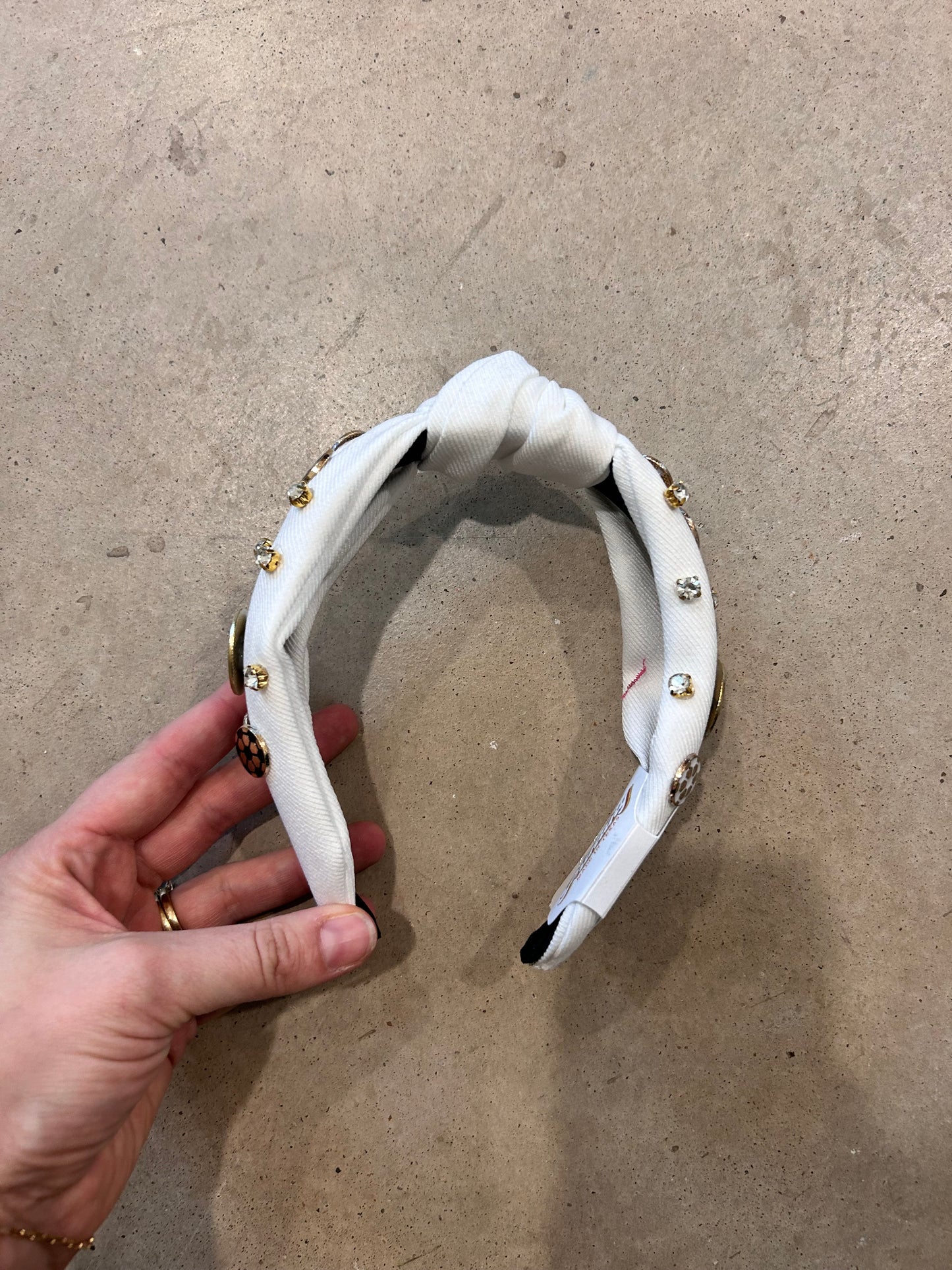 Soccer Top Knot Headband