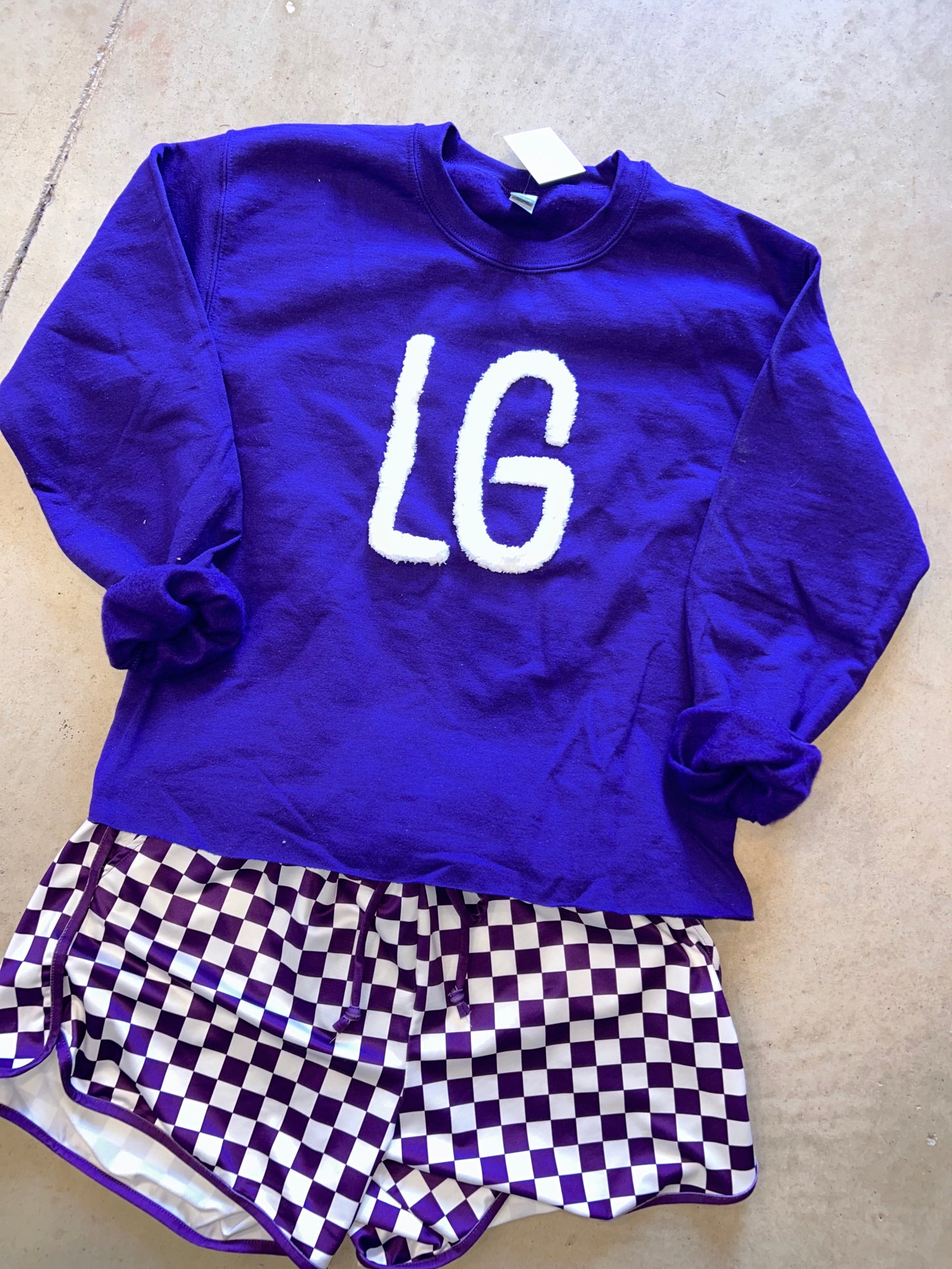 LG Chenille Embroidered Sweatshirts