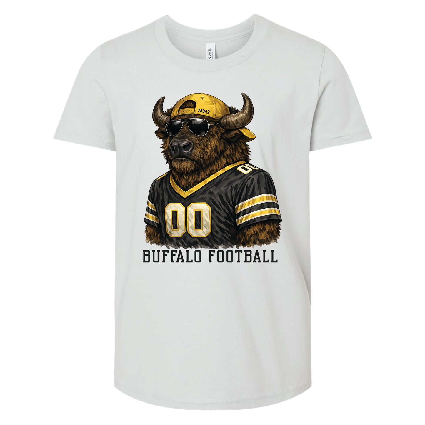Buffalo Football Mascot Tshirt