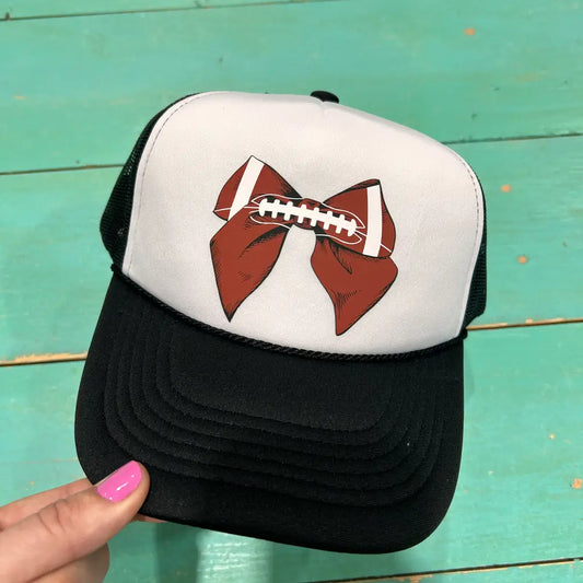 Football Bow Trucker Hat