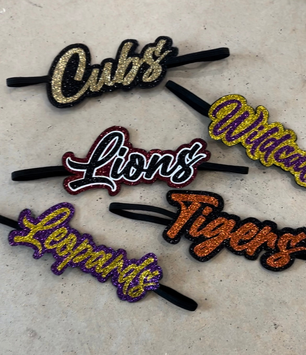 Glittery Spirit Headbands