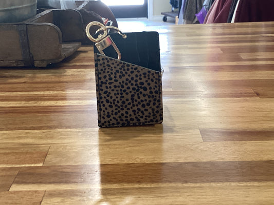 Black & Leopard wallet