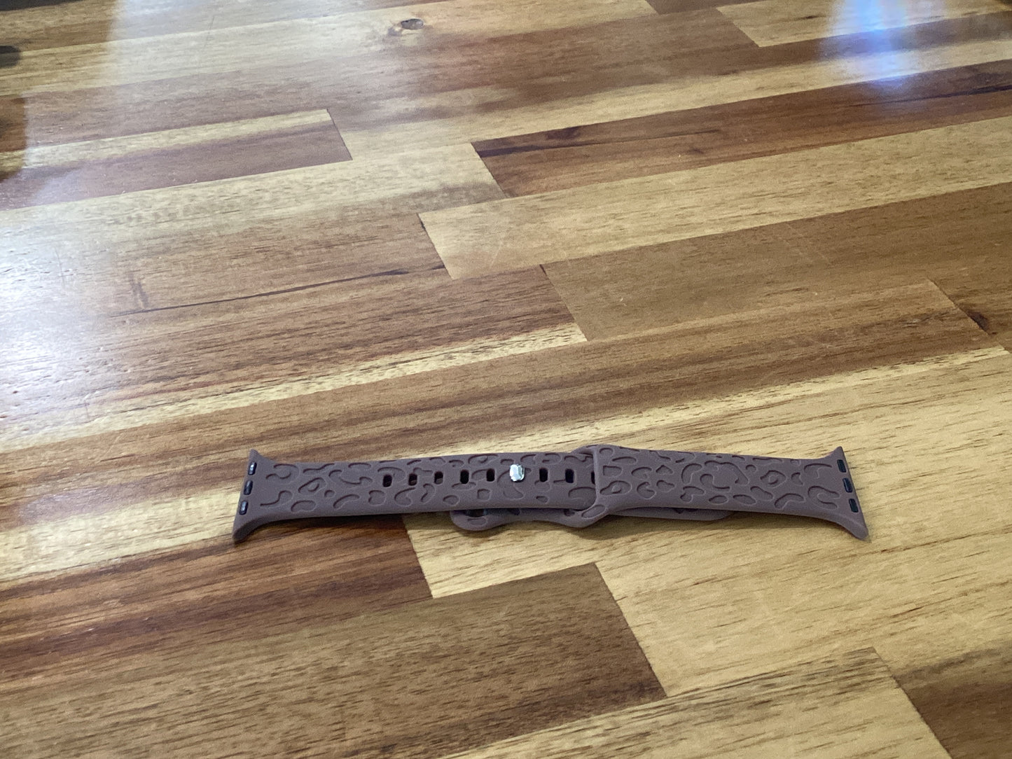 Brown Leopard Watch Band