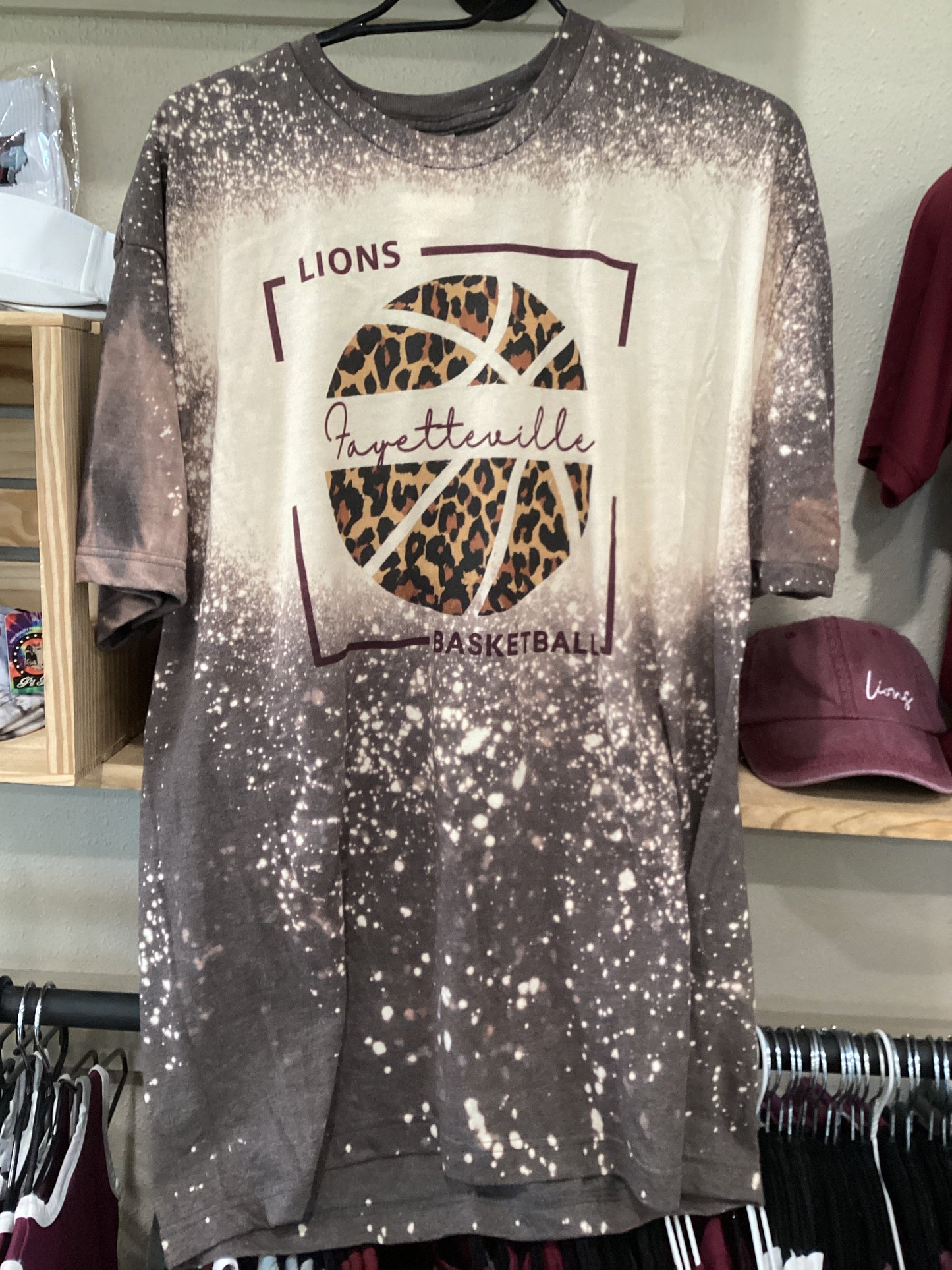 Short sleeve Fayetteville basketball tee