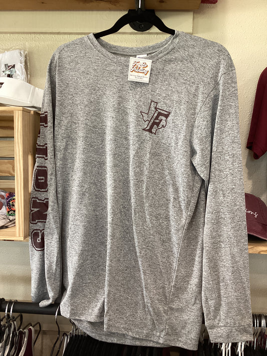 Long sleeve Fayetteville drifit tee