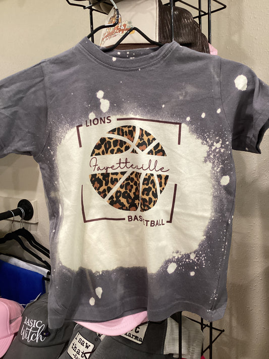 Youth Fayetteville Basketball Tee