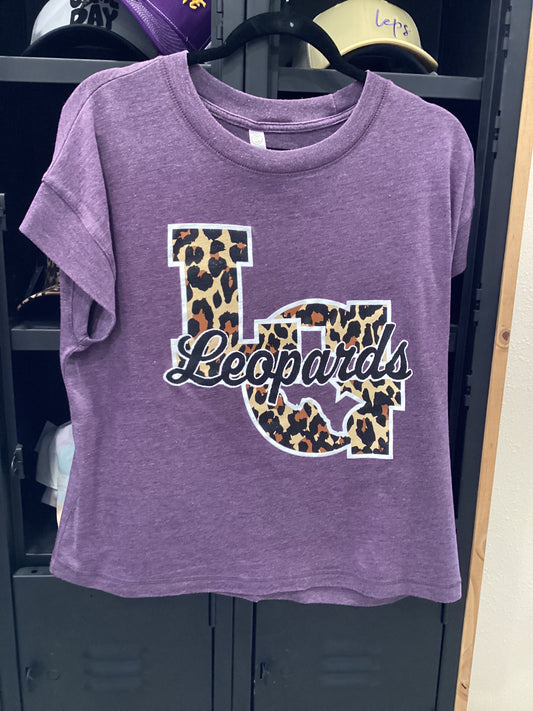 Purple Leopard LG Tee