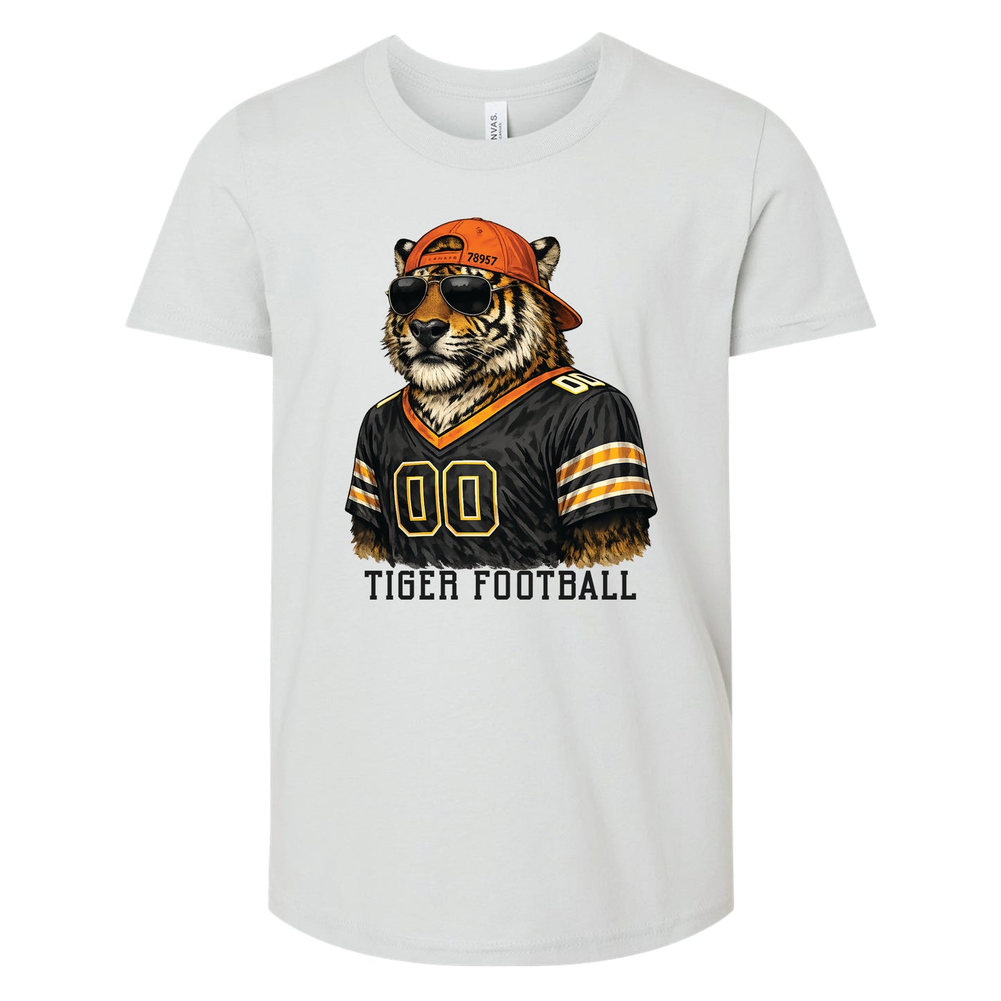 Tiger Football Mascot Tshirt
