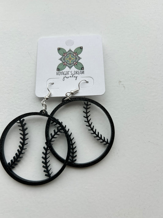 Baseball Hook Earrings