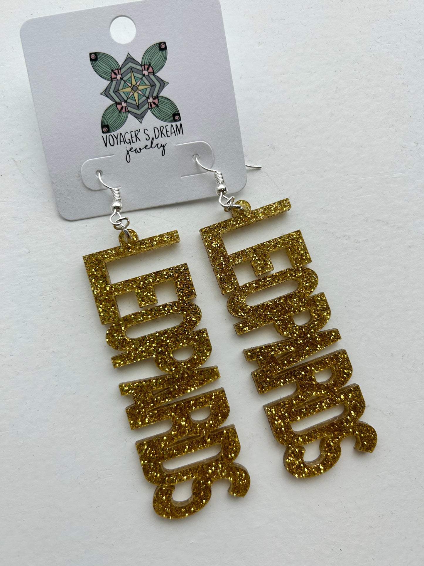 LEOPARDS hook earrings