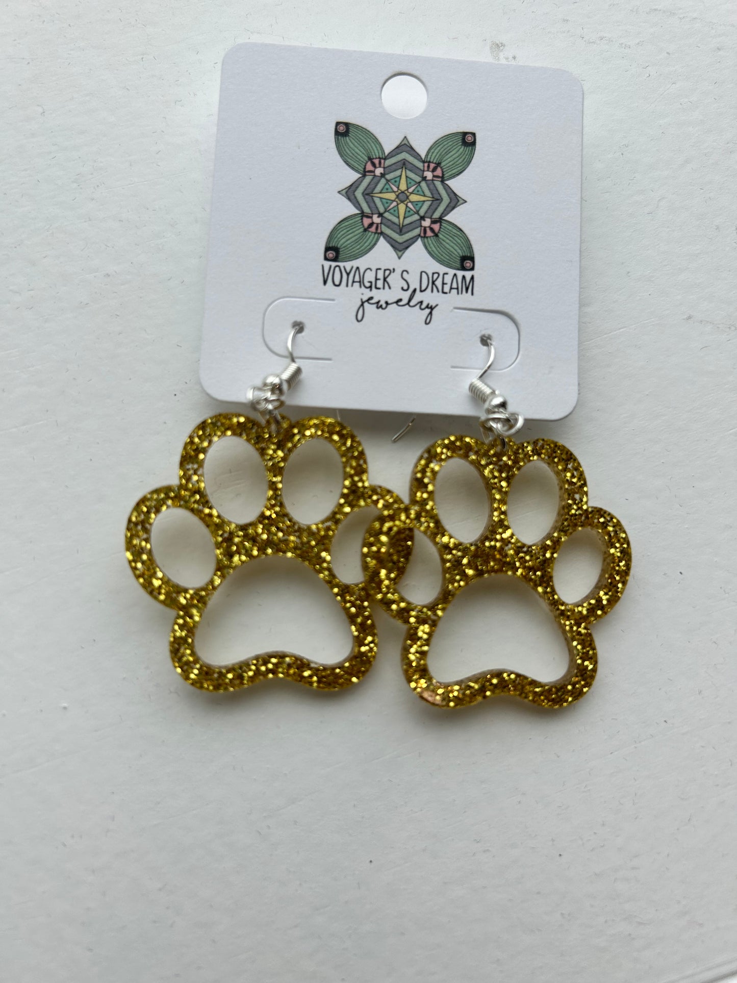 PAW hook earrings
