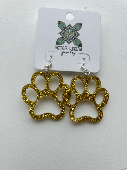 PAW hook earrings