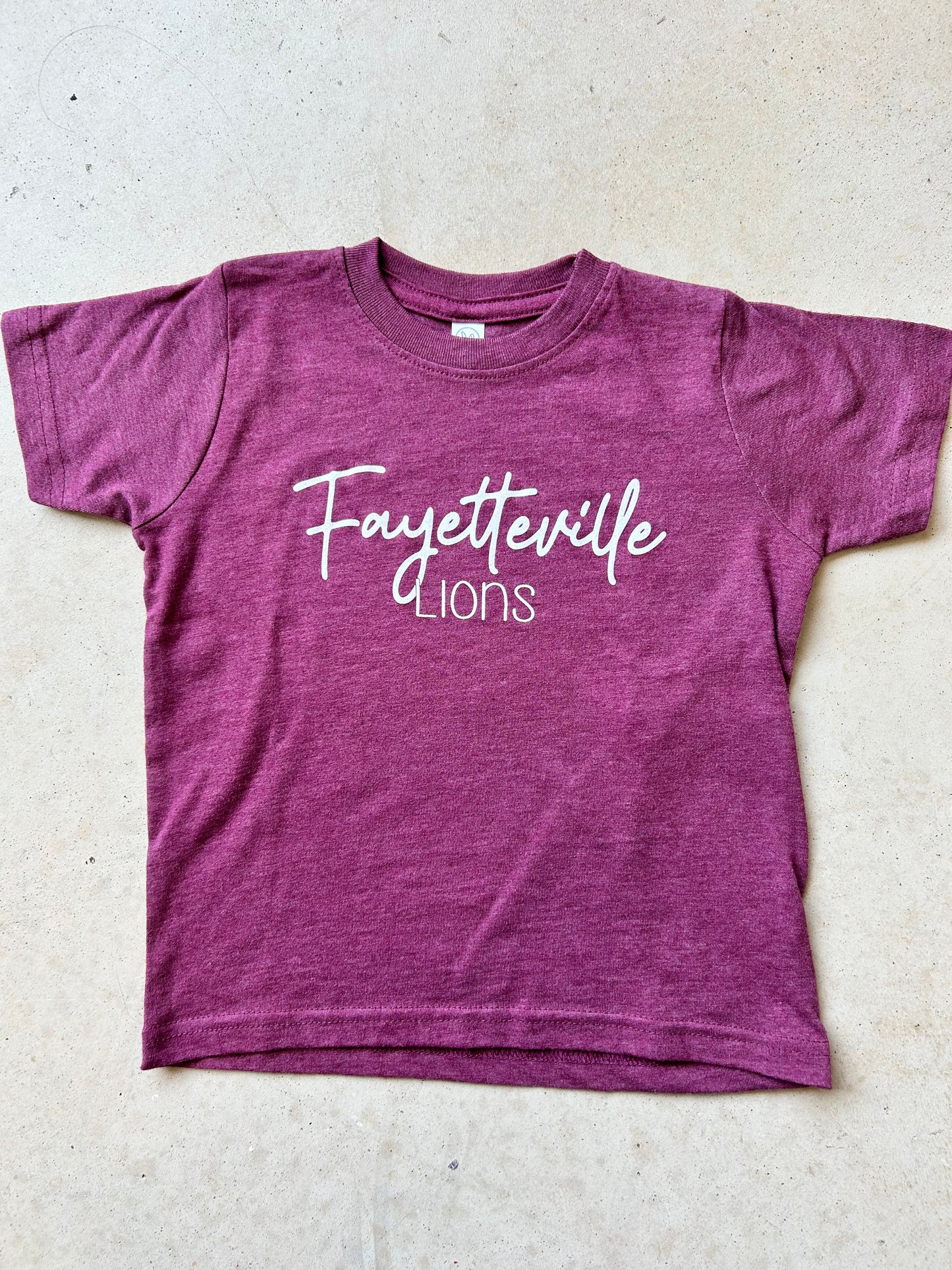 Fayetteville Script Youth Tee