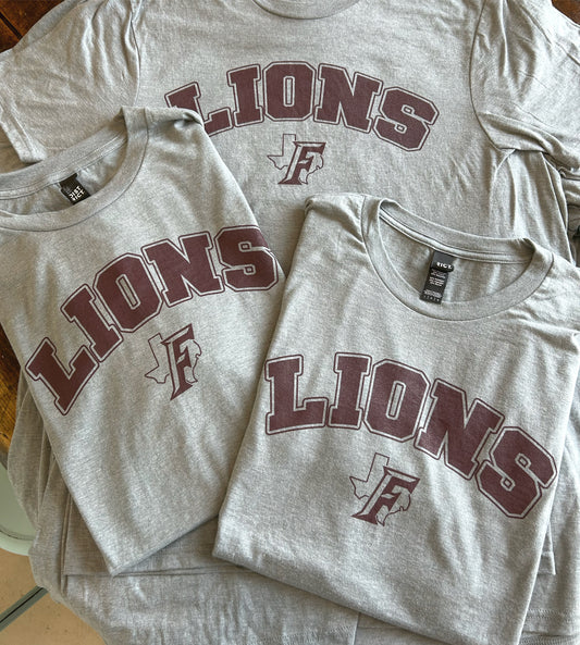 Arched LIONS Youth Tee