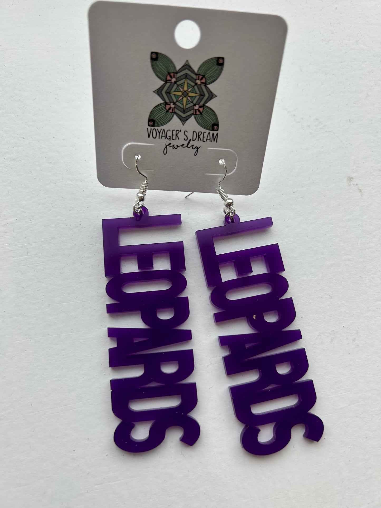 LEOPARDS hook earrings