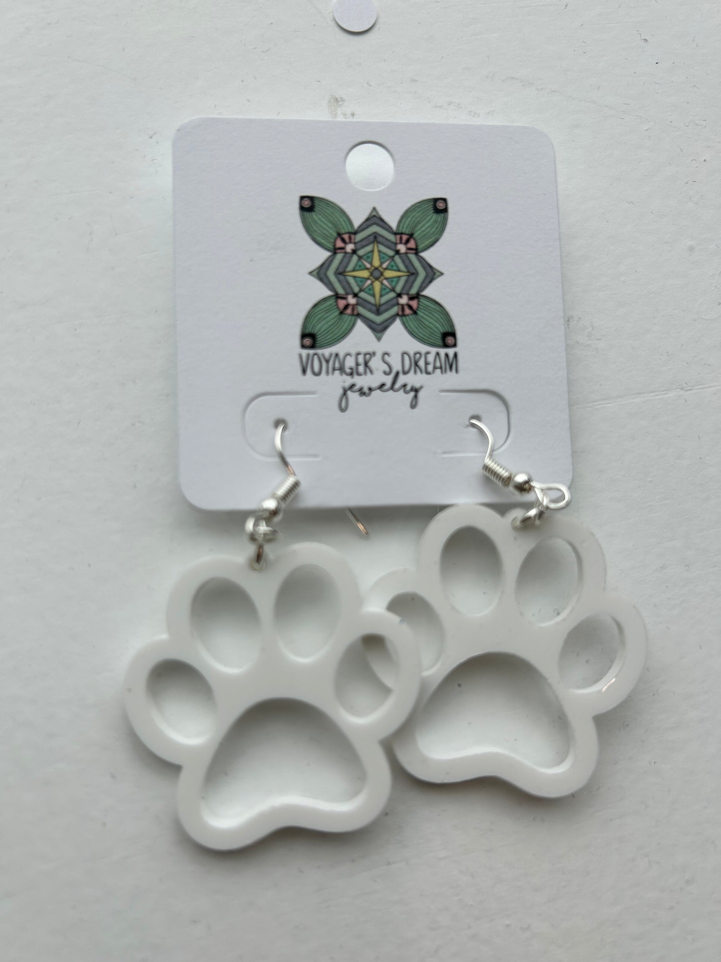 PAW hook earrings
