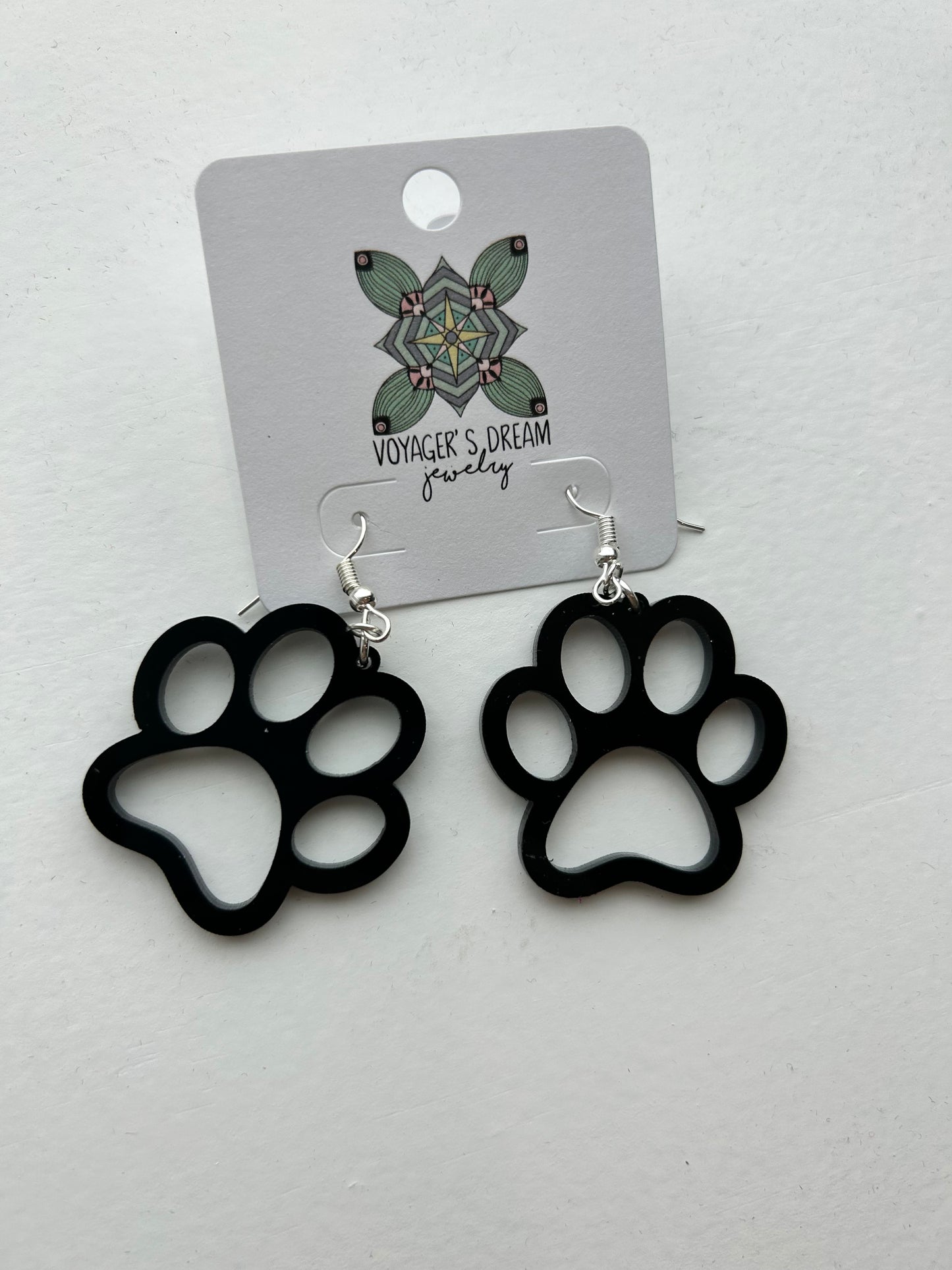 PAW hook earrings