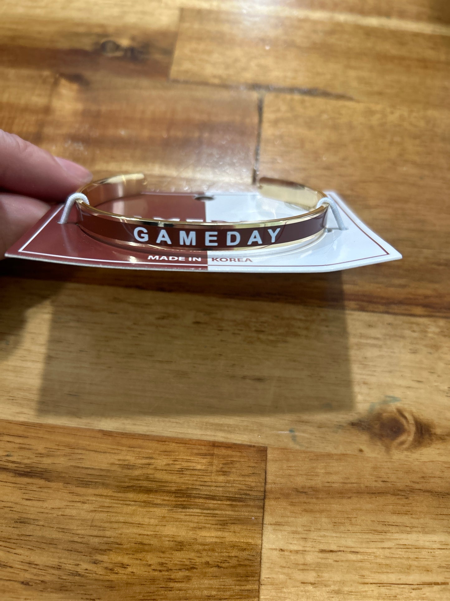 Maroon GAMEDAY Cuff Bracelet