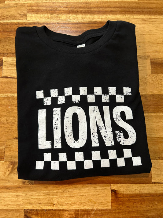 Black Lions Checkered Longsleeve