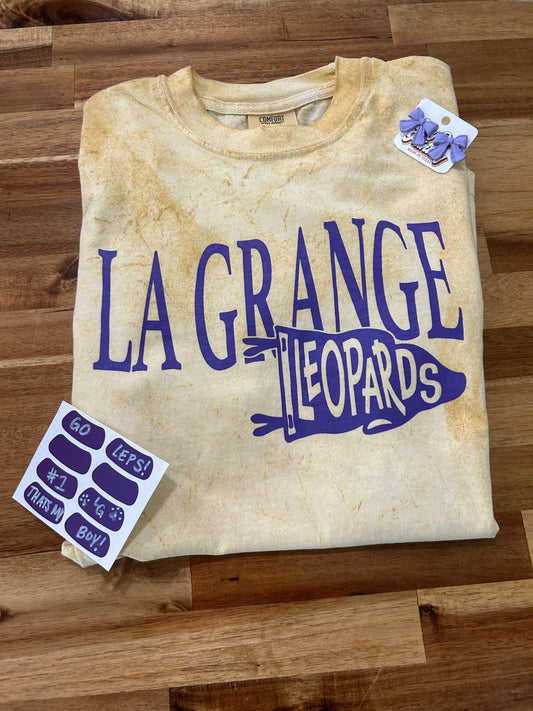Yellow La Grange Flag Tee