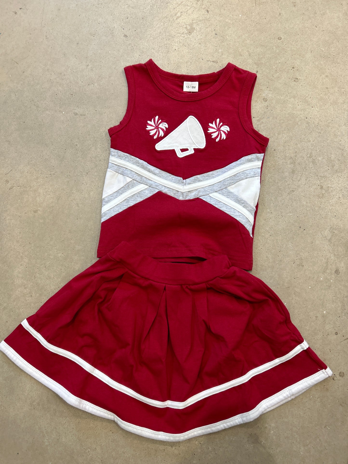 Red & White Cheer Uniform