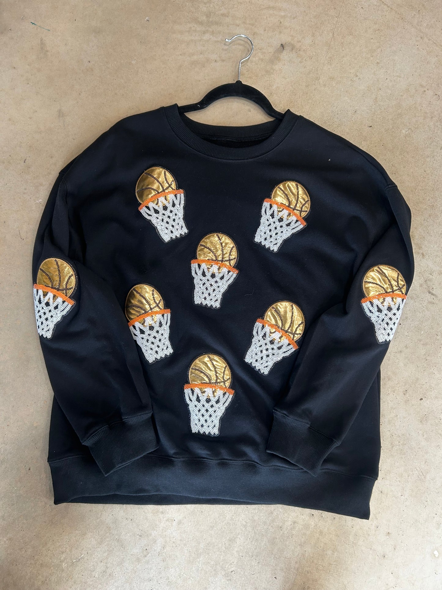 Sequin Basketball Sweatshirt
