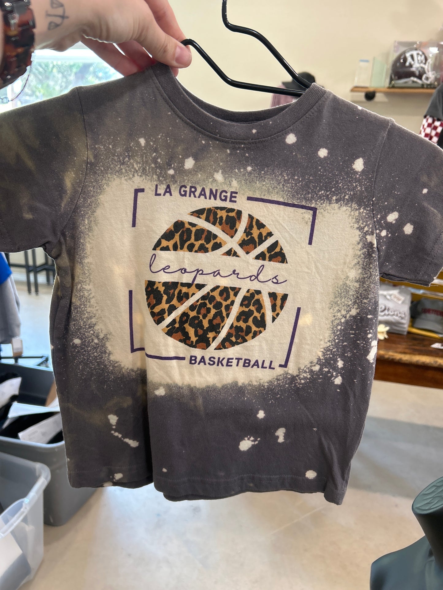 La Grange Bleached Basketball Tee