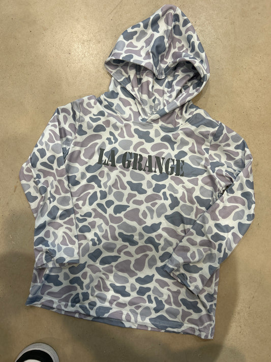 La Grange White Camo BURLEBO Hoodie