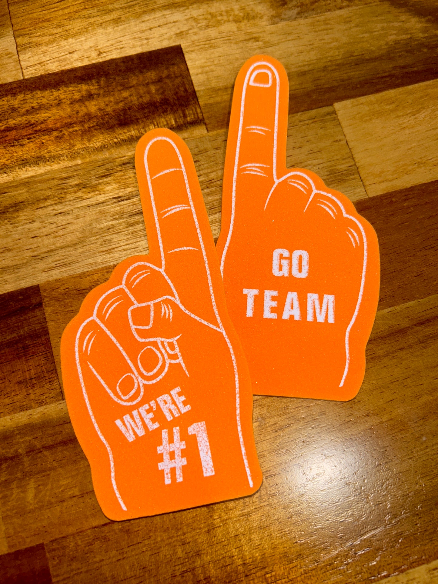 Orange Mini Foam Finger