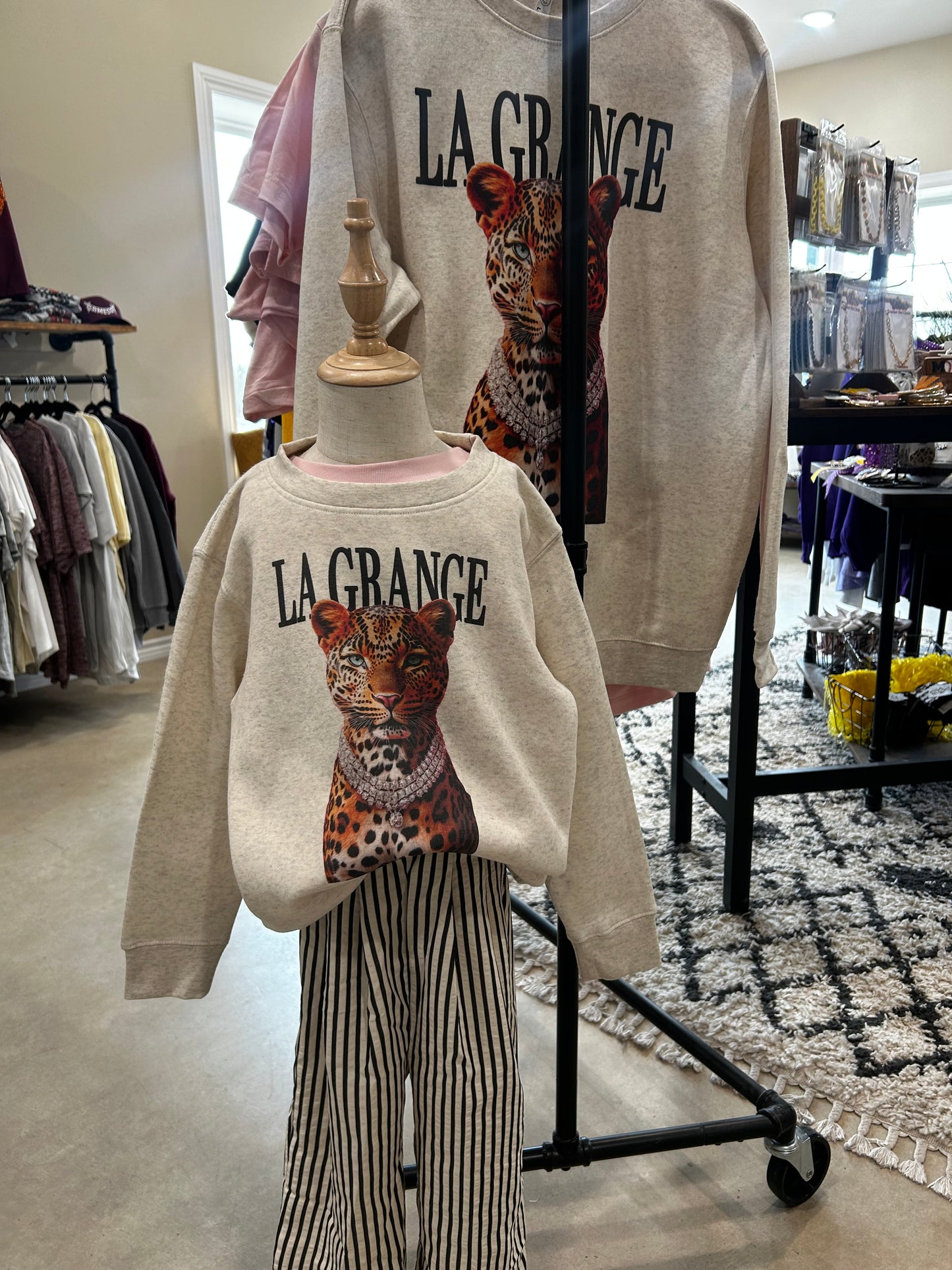 Fancy LA GRANGE Leopard Sweatshirt