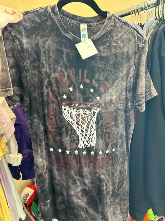 Acid Wash Fayetteville Basketball Tee