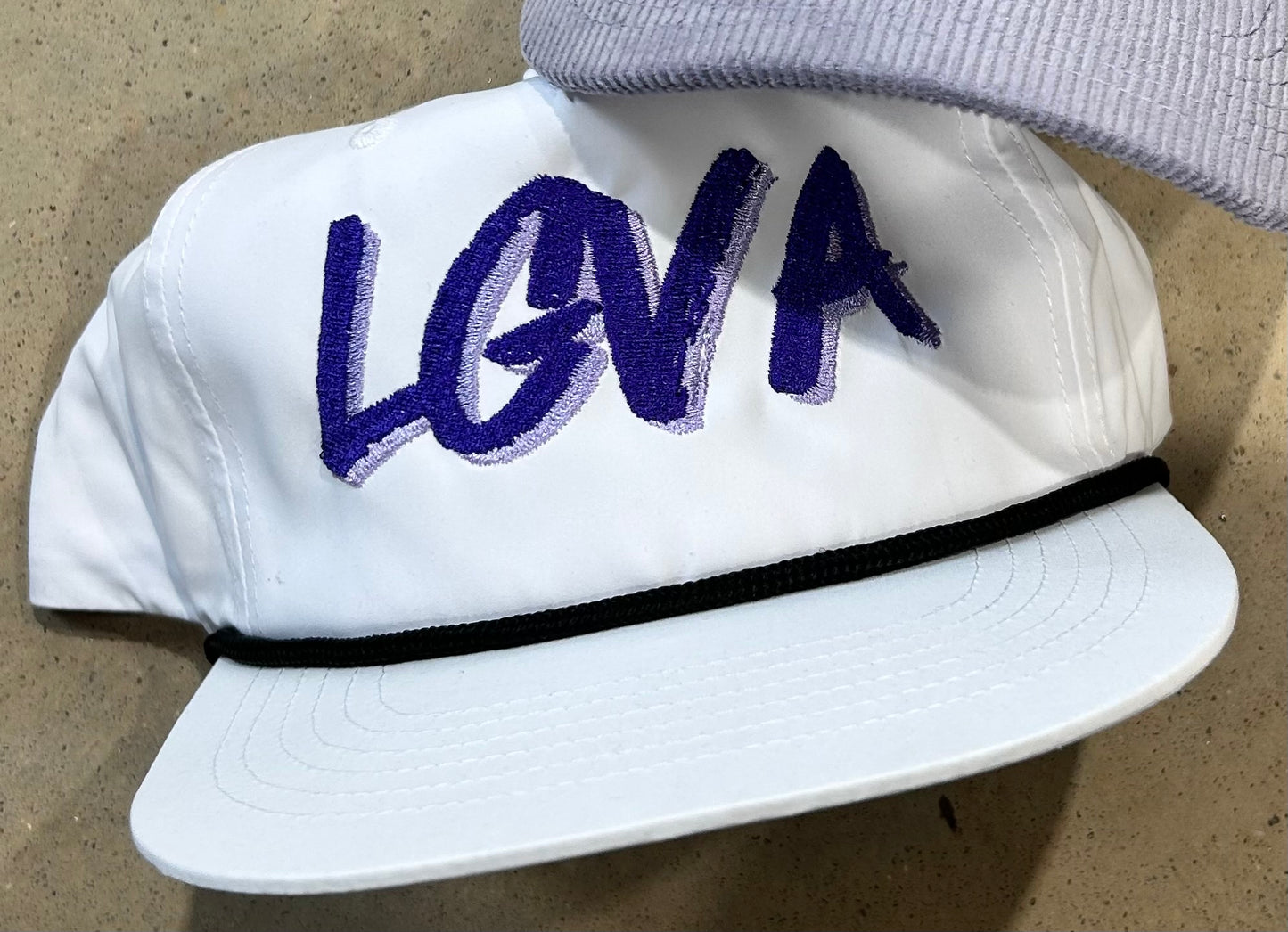 LGVA Embroidered Retro Rope Hat