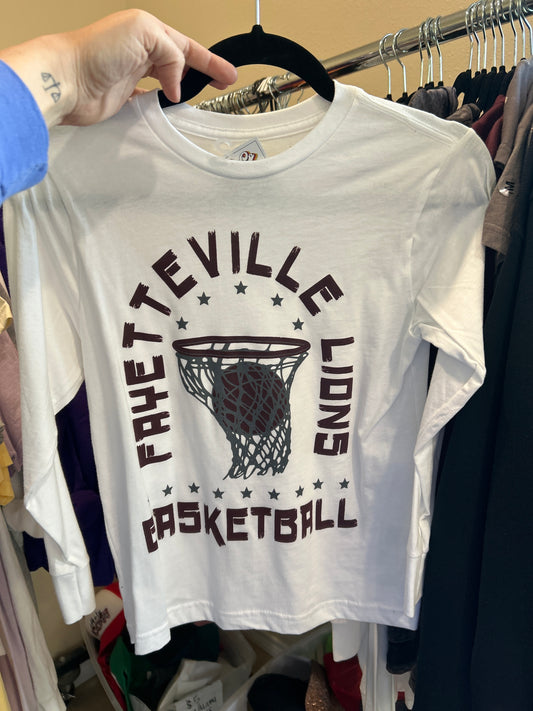 Fayetteville Lions Basketball Tee