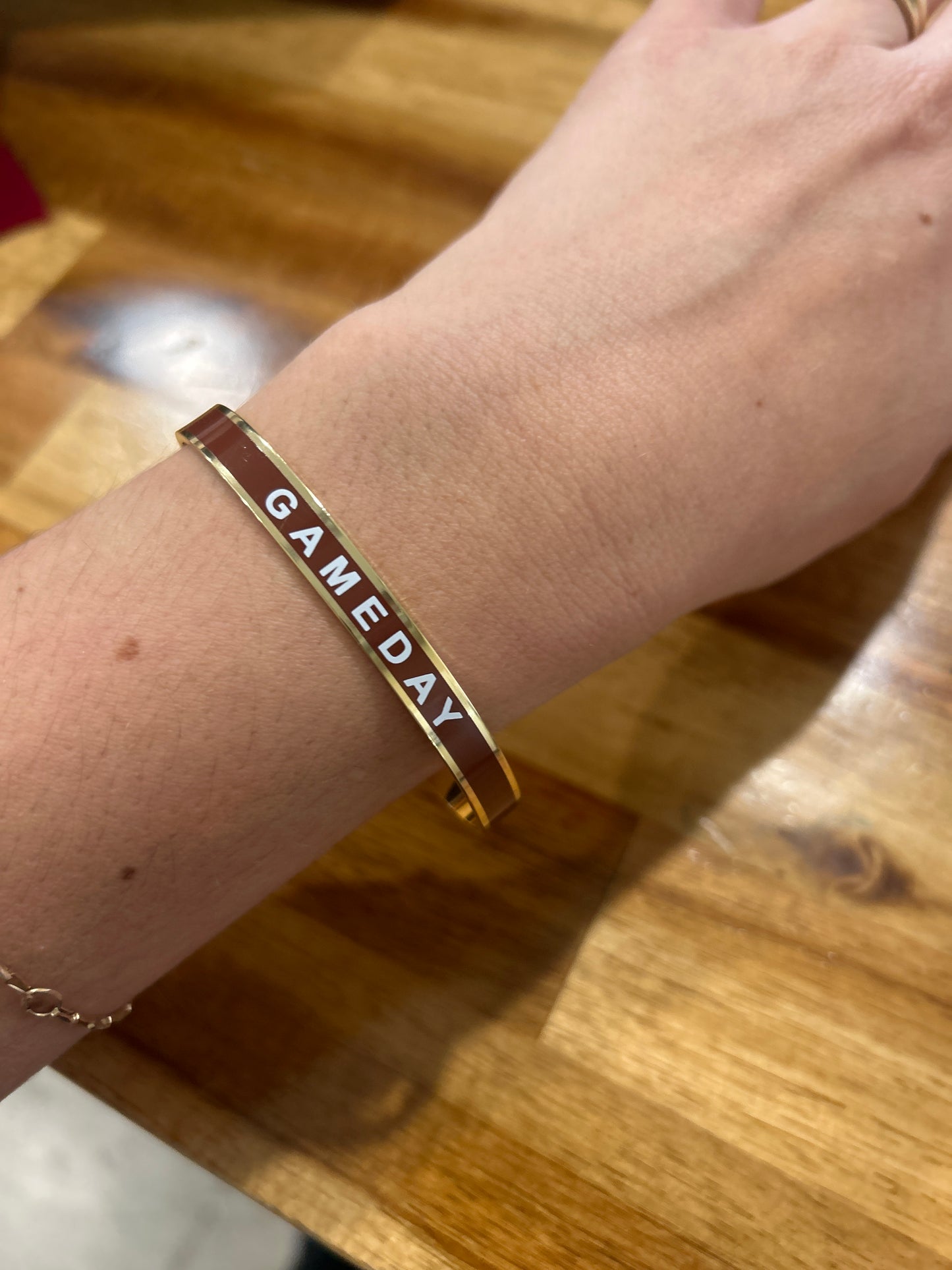 Maroon GAMEDAY Cuff Bracelet