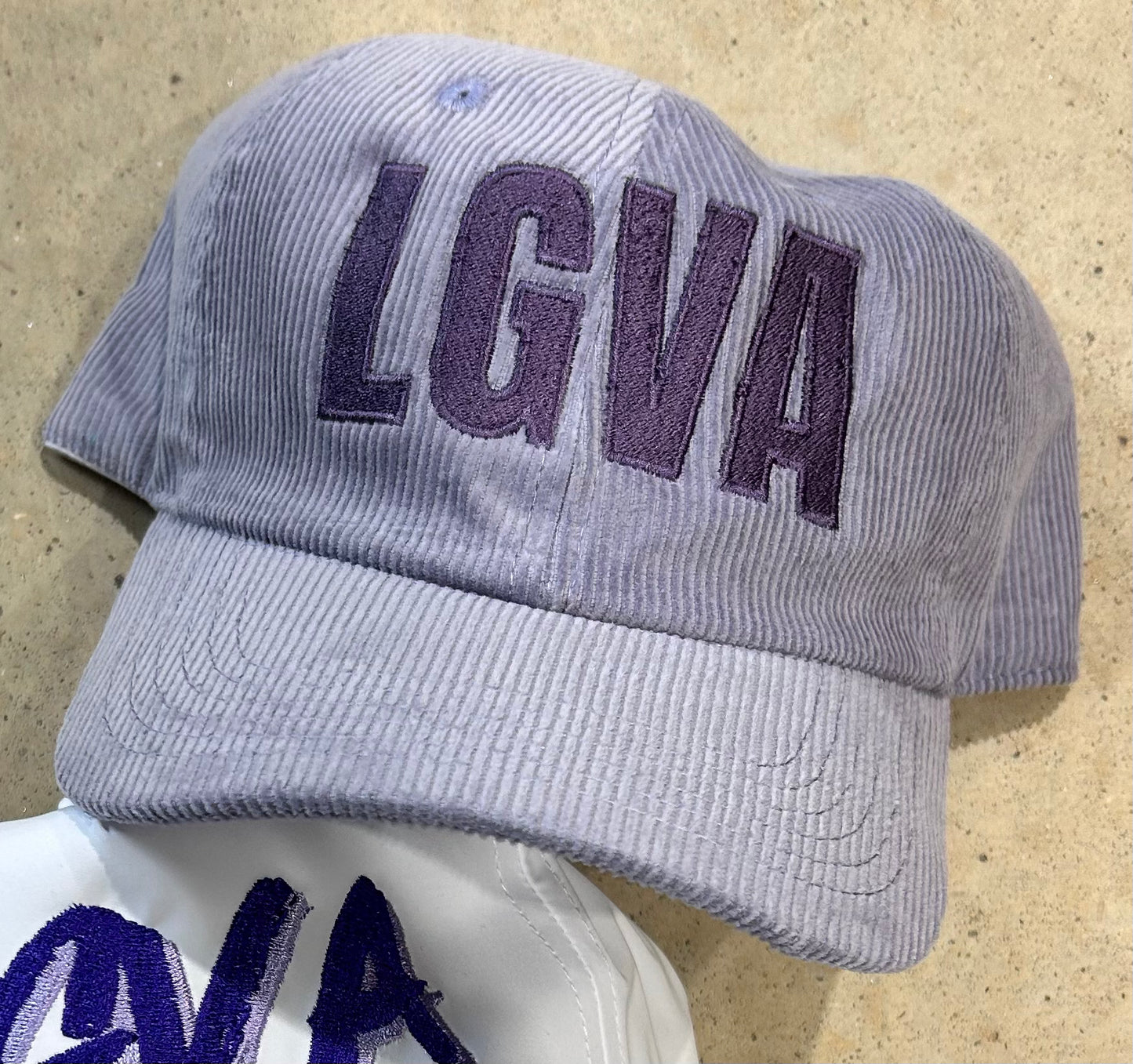 LGVA Embroidered Corduroy Dad Hat