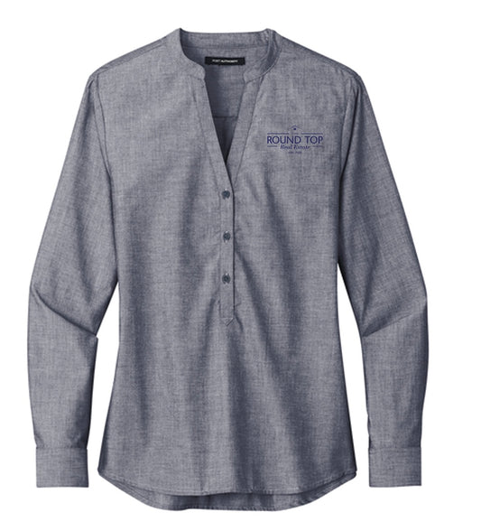 RTRE Women's Chambray Long Sleeve