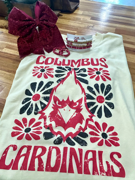 Columbus Floral Print Tshirt