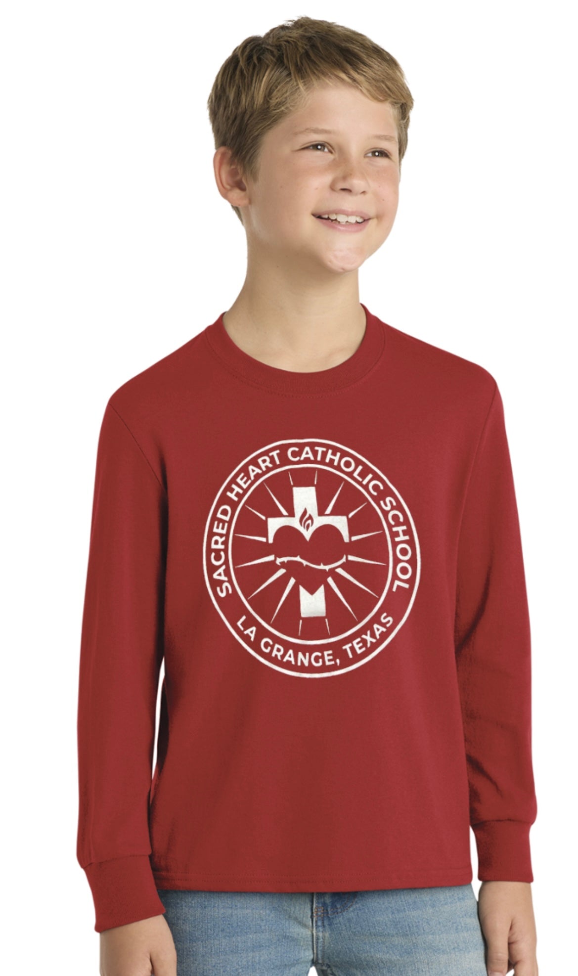 Sacred Heart Long Sleeve Spirit Shirt