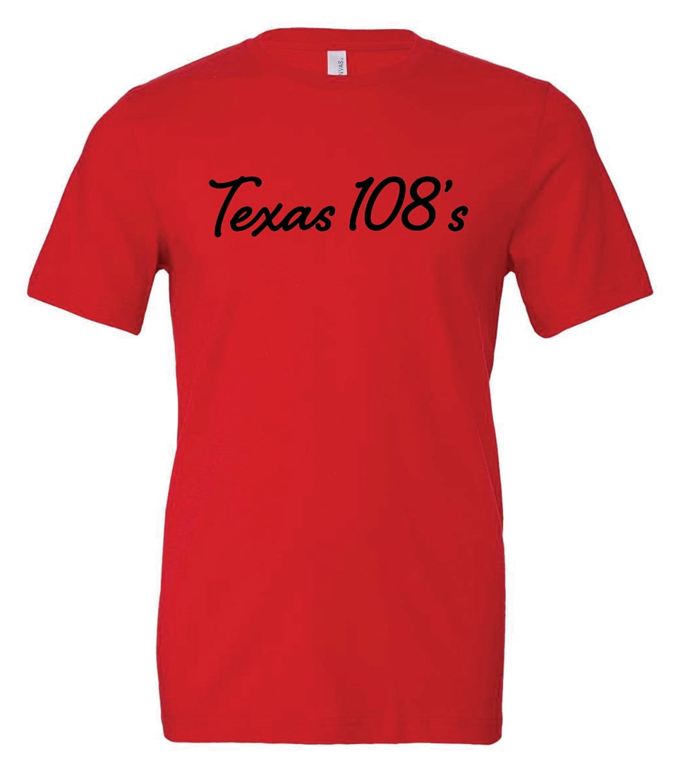 Puff Printed Texas 108's Tshirt