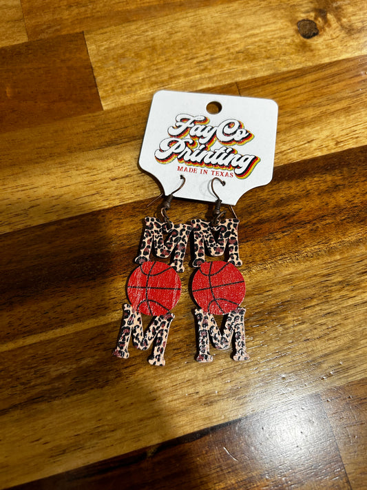 Basketball Mom Earrings