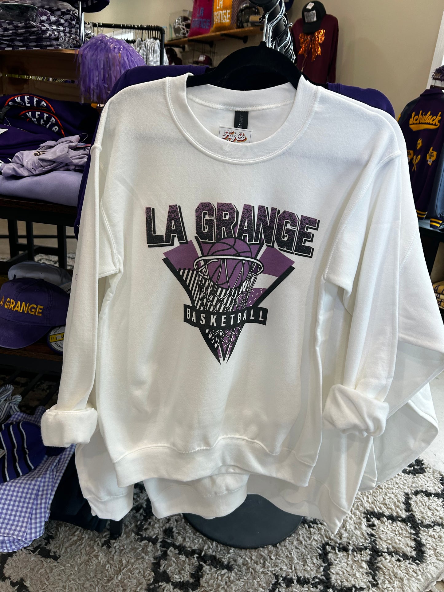 Retro La Grange Basketball Sweatshirt