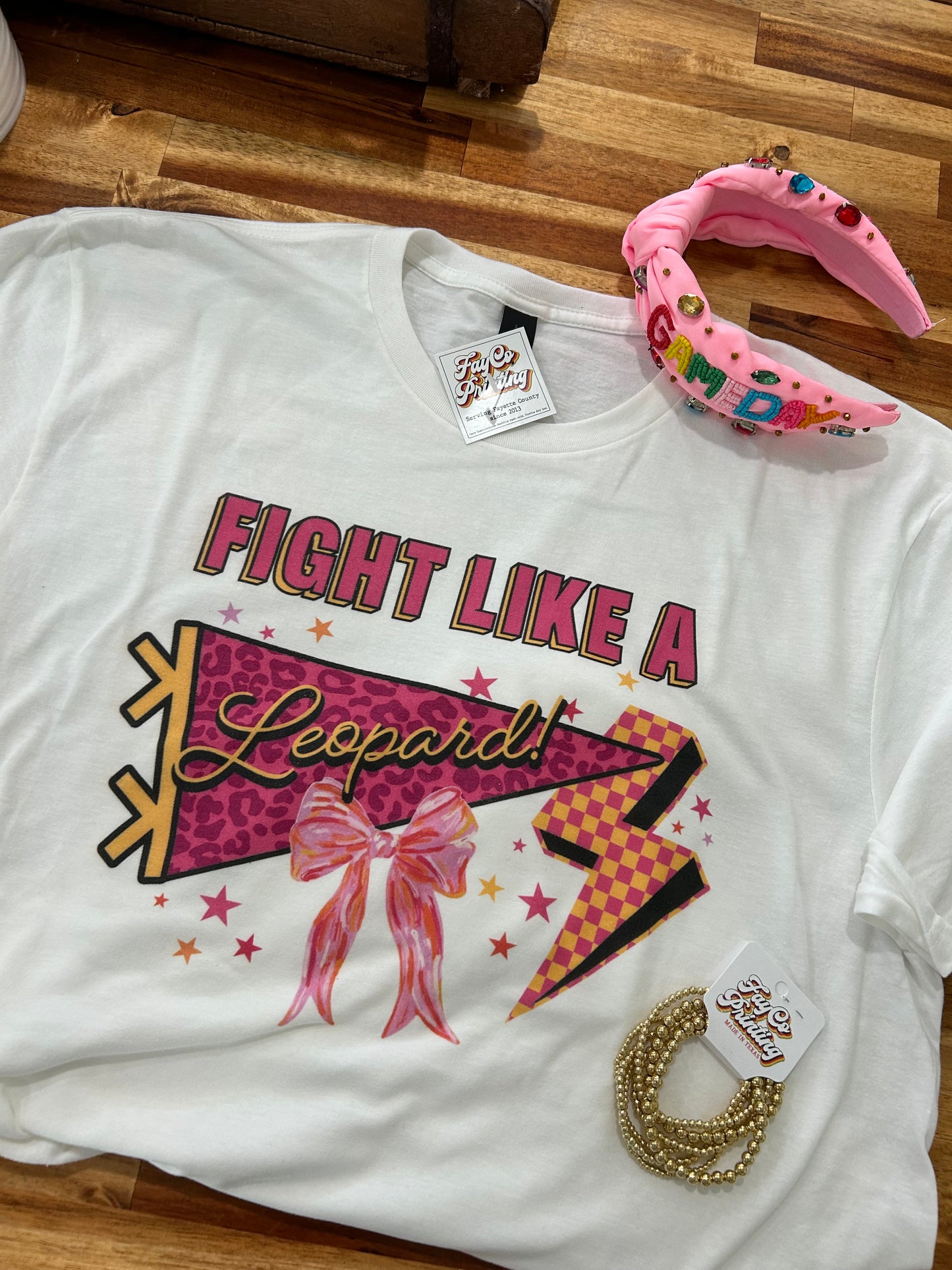Fight Like A Leopard Tee