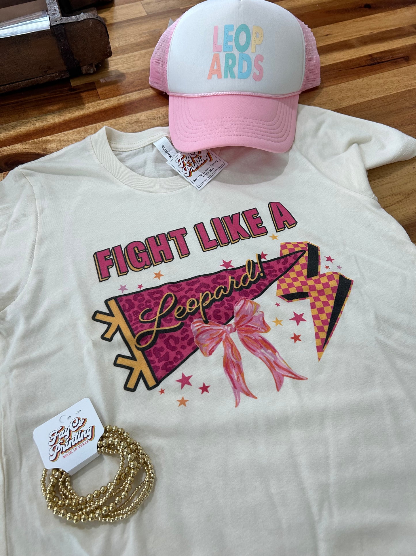 Fight Like A Leopard Tee