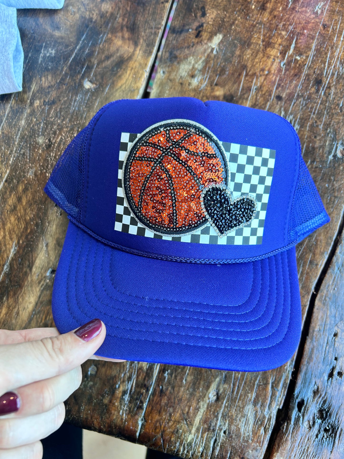 Over The Top Basketball Trucker Hat
