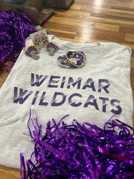 Weimar Wildcats Ash Tshirt