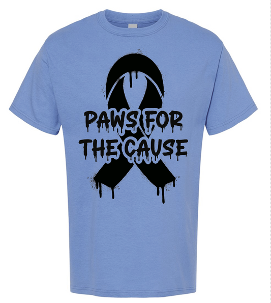 Paws For The Cause Color War Shirt